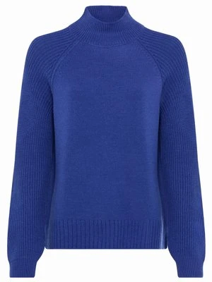 Niebieski sweter damski Henny z wełną merino - New Passion Olsen