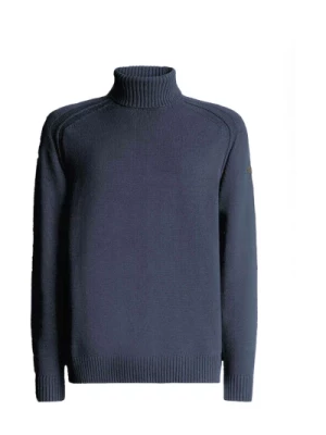 Niebieski Sweter Dla Mężczyzn RRD