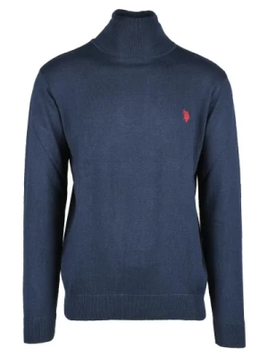 Niebieski Sweter dla Mężczyzn U.s. Polo Assn.