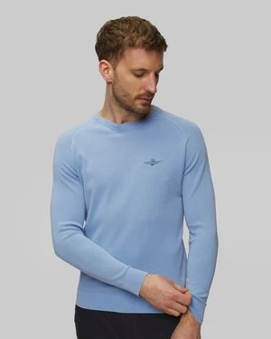 Niebieski sweter męski Aeronautica Militare