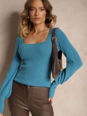 Niebieski Sweter Oranrad by swan