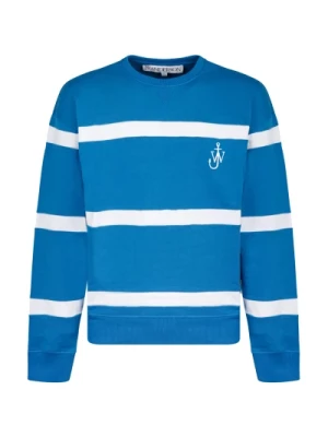 Niebieski Sweter w Paski JW Anderson
