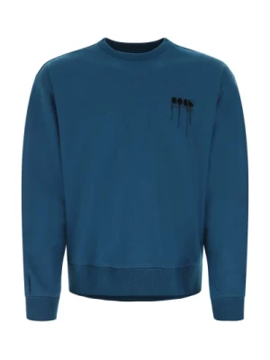 Niebieski sweter z mieszanki bawełny Ader Error