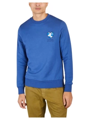 Niebieski Sweter z Organicznej Bawełny Ziemia Jagvi. Rive Gauche