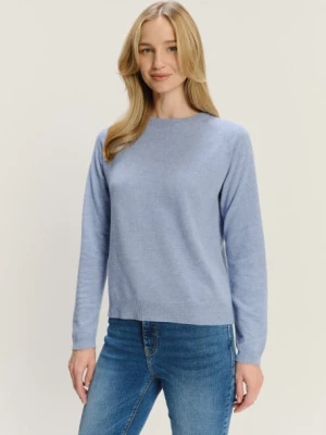 Niebieski sweter z wełną Greenpoint