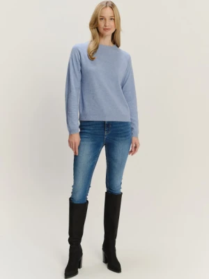 Niebieski sweter z wełną Greenpoint