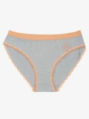 Niebieskie Bawełniane Majtki Figi Pillima love magnolia