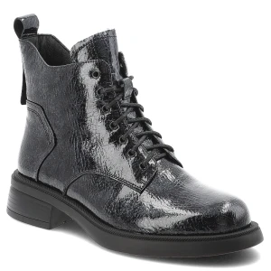 Niebieskie Botki S.Barski Ocieplane Buty Damskie