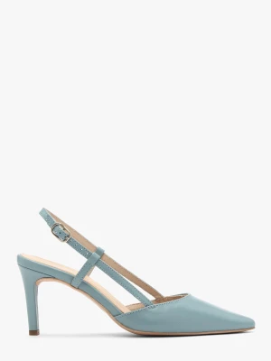 Niebieskie czółenka typu slingback OFELIA Ryłko