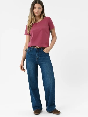 Niebieskie jeansy Bootcut Straight D-YANNA Volcano