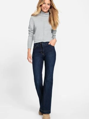 Niebieskie jeansy damskie Mona Bootcut - Cool Vision Olsen
