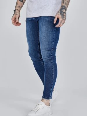 Zdjęcie produktu SikSilk Męskie Niebieskie Skinny Jeans