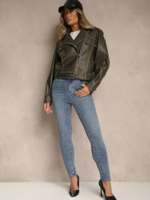 Niebieskie Jeansy Skinny High Waist Melarrii milas91