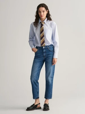 Niebieskie jeansy slim fit GANT