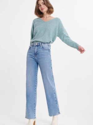 Niebieskie jeansy straight leg Greenpoint