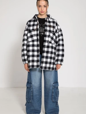 Niebieskie jeansy typu cargo z szerokimi nogawkami Reporter