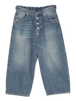 Niebieskie jeansy z prostymi nogawkami Maison Margiela