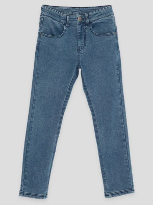 Niebieskie jeansy z wąskimi nogawkami Reporter