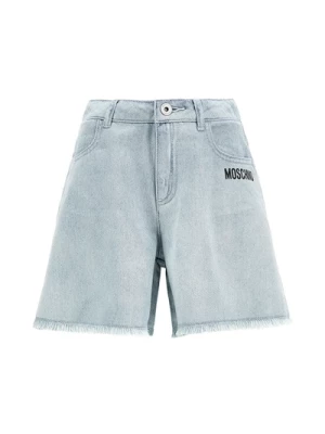 Niebieskie Kid Teen Shorts Moschino