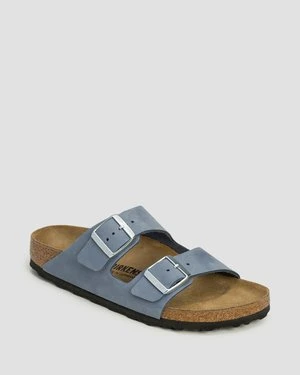 Niebieskie Klapki Damskie Birkenstock Arizona Lenb Narrow