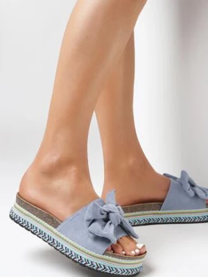 Niebieskie Klapki Hyrmamene