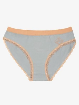 Niebieskie Majtki z Bawełny Typu Figi Pilliora love magnolia