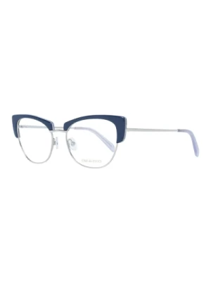 Niebieskie Okulary Optyczne Cat Eye Emilio Pucci