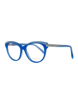 Niebieskie Okulary Optyczne Motylek Emilio Pucci