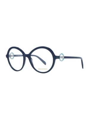 Niebieskie Okulary Optyczne z Acetatową Oprawką Emilio Pucci