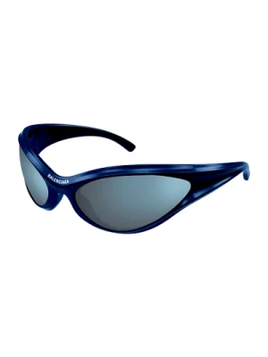 Niebieskie okulary przeciwsłoneczne dla kobiet Balenciaga