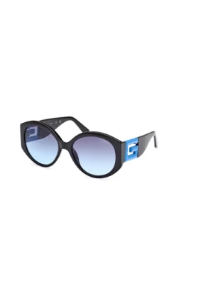 Niebieskie Okulary z Gradientem Guess