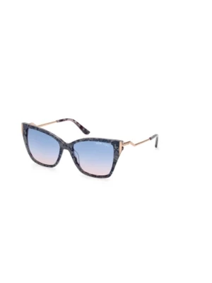 Niebieskie Okulary z Gradientem Marciano