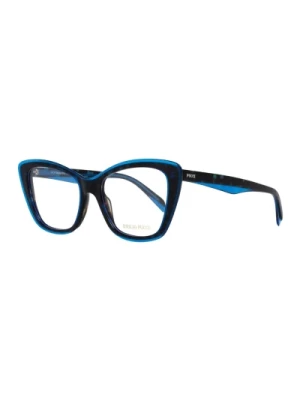 Niebieskie Plastikowe Oprawki Optyczne dla Kobiet Emilio Pucci