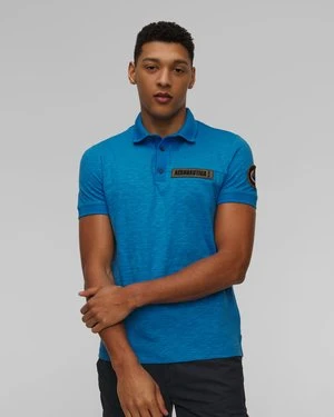 Niebieskie Polo Męskie Aeronautica Militare