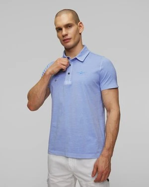 Niebieskie polo męskie Aeronautica Militare