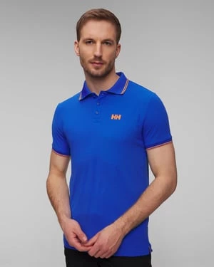 Niebieskie Polo Męskie Helly Hansen Kos Polo