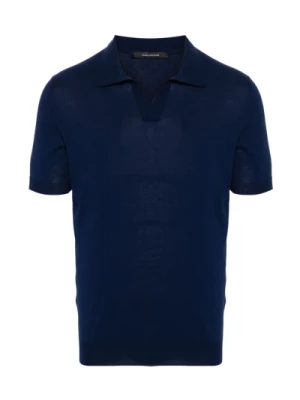 Niebieskie Polo T-shirty i Pola Tagliatore