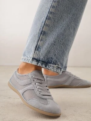 Niebieskie Siateczkowe Sneakersy w Stylu Tenisówek Adranella modern world