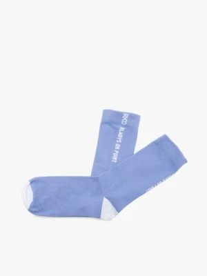 Niebieskie skarpety damskie Ryłko