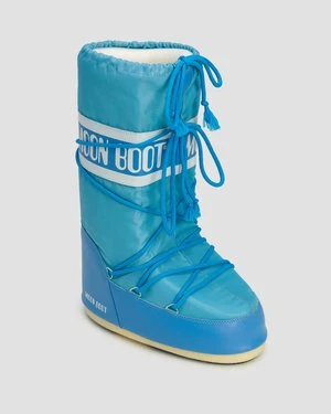 Niebieskie śniegowce Moon Boot Icon Nylon