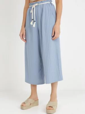 Niebieskie Spodnie Kasis rosa