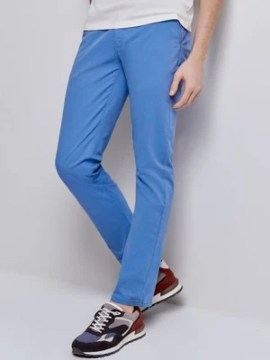 Niebieskie spodnie męskie OCHNIK