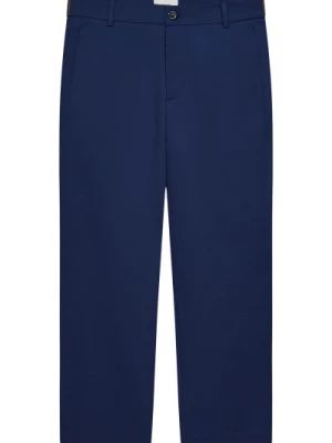 Niebieskie Spodnie z Elastanu dla Chłopców Fendi