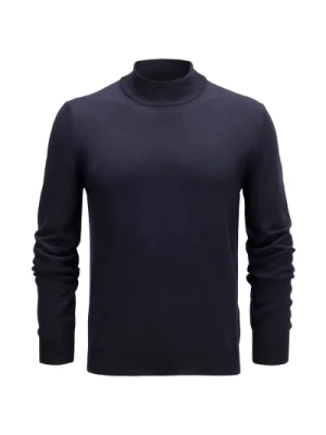 Niebieskie Swetry dla Mężczyzn Gran Sasso