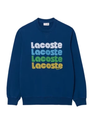 Niebieskie Swetry Lacoste