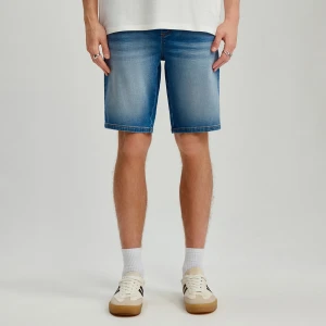 Niebieskie szorty jeansowe z elastycznym pasem House