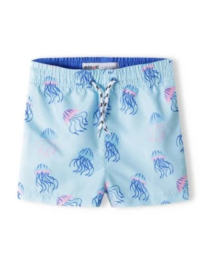 Niebieskie szorty kąpielowe dla chłopca w meduzy Minoti