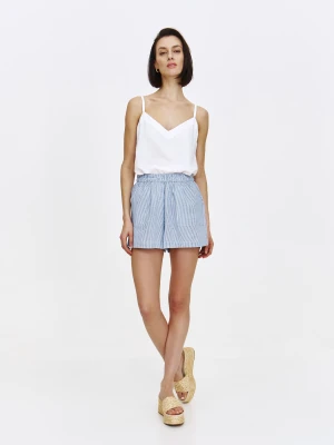 Niebieskie szorty w paski Top Secret