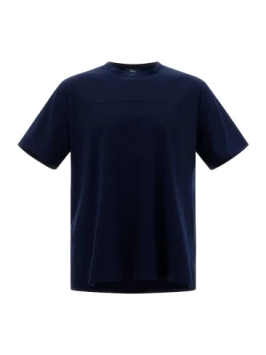 Niebieskie T-shirty i Pola z Regular Fit Herno