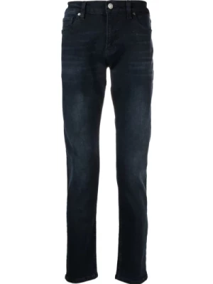 Niebiesko-Czarne Skinny Jeans Calvin Klein